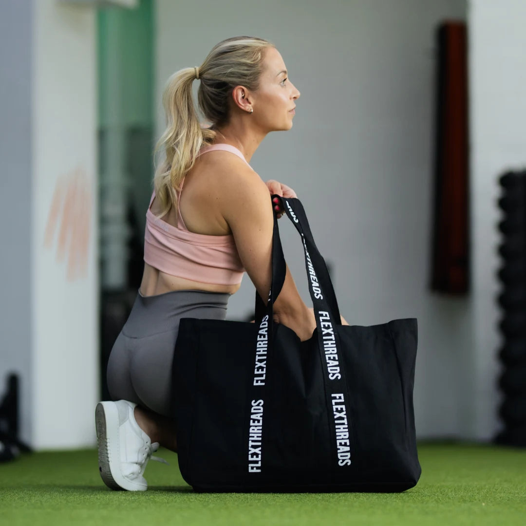 Branded Strap Tote Bag